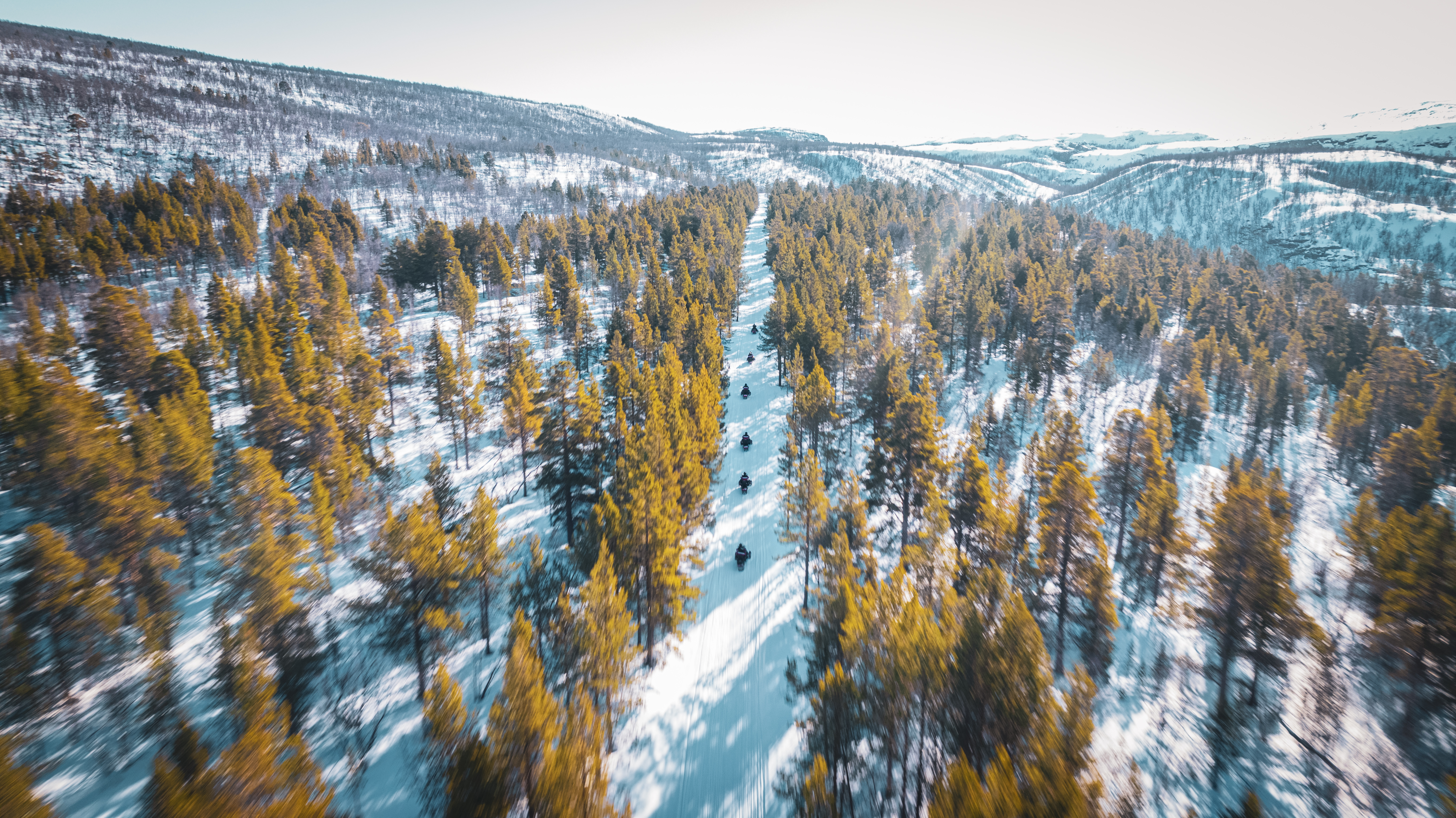Schneemobiltour