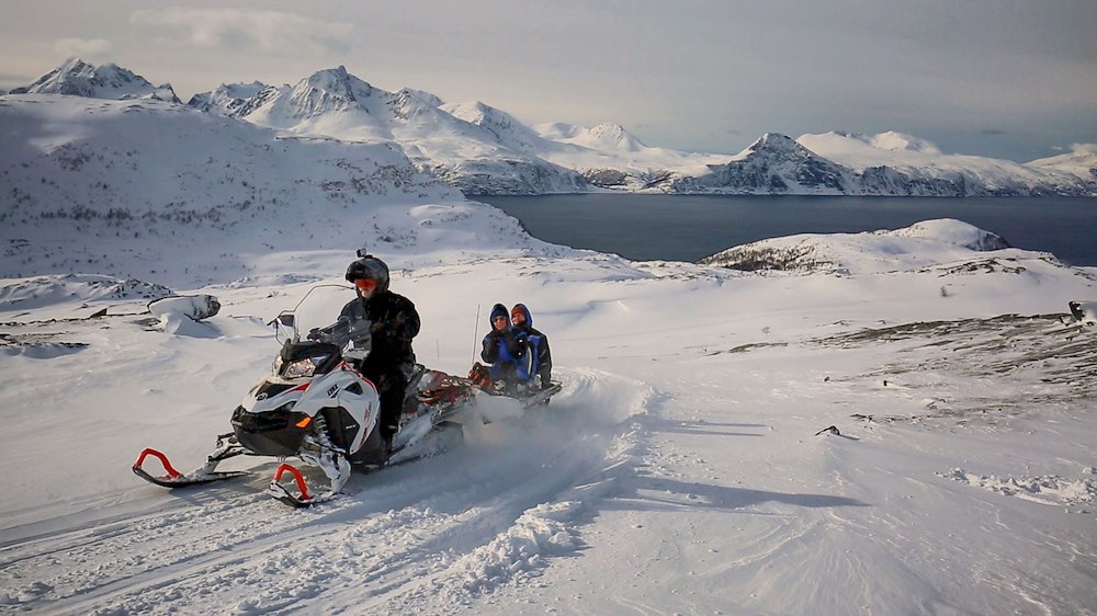 snowmobile mountain tour