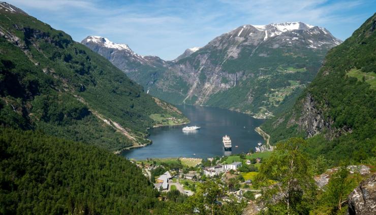 Autorundreisen Norwegen Geiranger