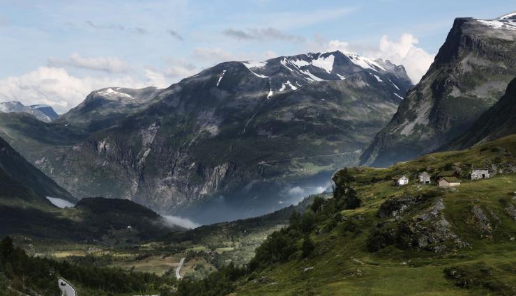 Autorundreisen Norwegen Geirangerfjord