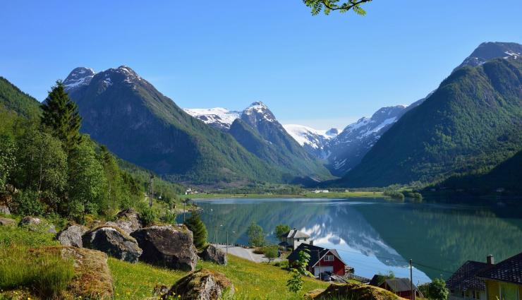 Norwegen Autorundreise Fjærland