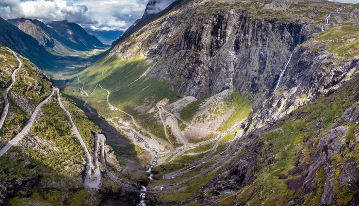 Autorundreisen Norwegen Gebirgre