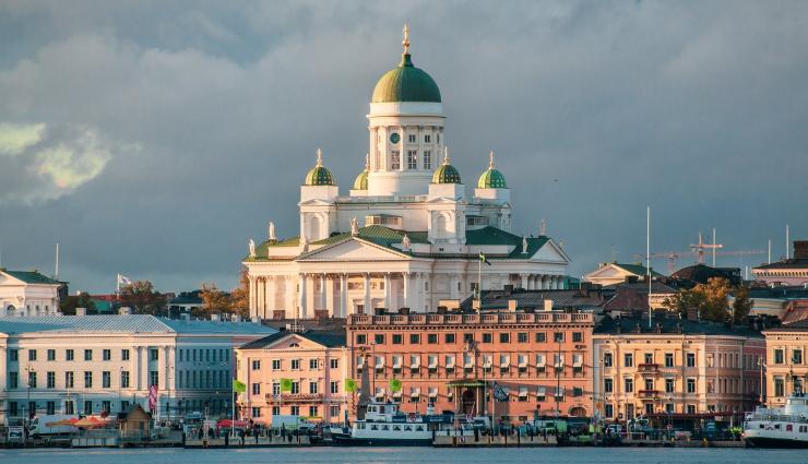 Autorundreisen Finnland Helsinki Kathedrale