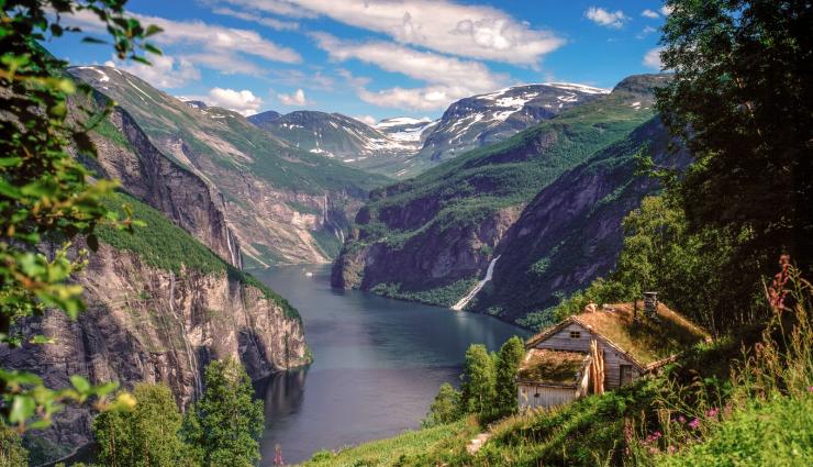 Autorundreisen Norwegen Fjord