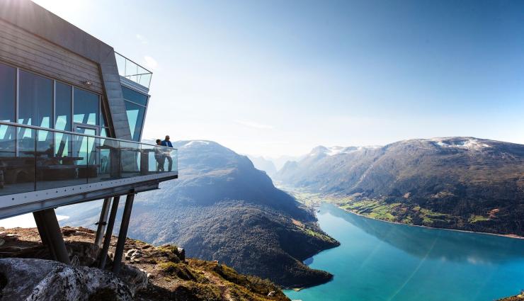 Autorundreisen Norwegen Loen