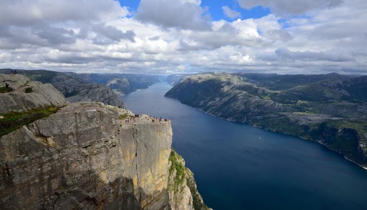 Autorundreisen Norwegen Lysefjord