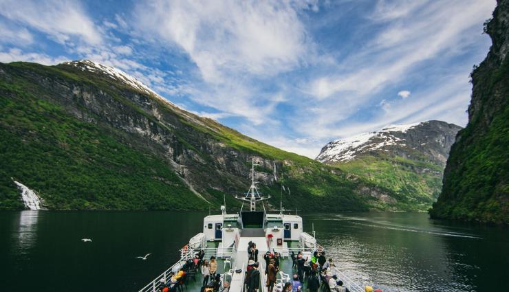 Autorundreisen Norwegen Geirangerfjord