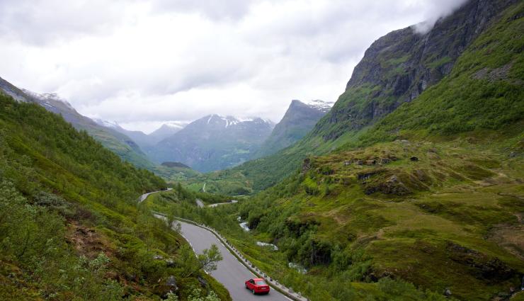 Autorundreisen Norwegen Dalsnibba