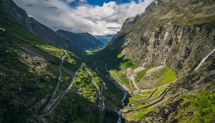 Autorundreisen Norwegen  Trollstigen