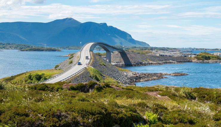 Autorundreisen Norwegen  Fjord