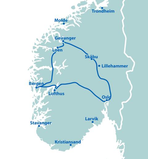 Norwegen Deluxe - 11 Tage ab/bis Oslo