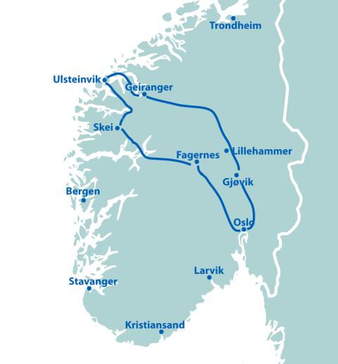 Norwegen für Einsteiger - 10 Tage ab/bis Oslo