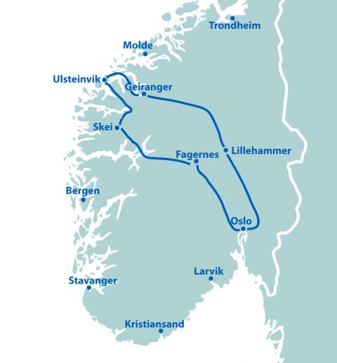 Norwegen für Einsteiger - 10 Tage ab/bis Oslo