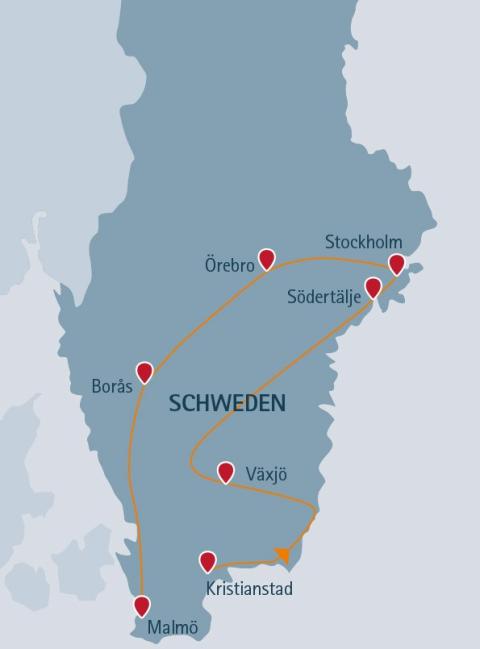 Schweden für Einsteiger - 8 Tage ab Kristianstad/bis Malmö