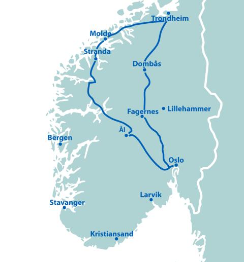 Reise mit Ferienwohnung in Stranda - 15 Tage ab/bis Oslo