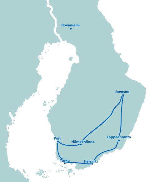 Finnische Südküste & Seenplatte - 9 Tage ab/bis Helsinki