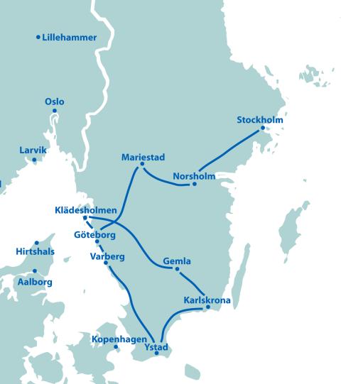 Autoreise inkl. 3 Tage Göta Kanal - 13 Tage ab Stockholm/bis Göteborg