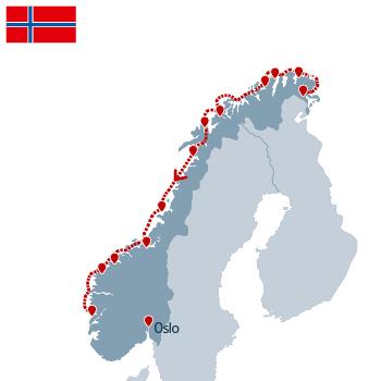 Havila: Kurze Expeditionsreise Richtung Süden - 8 Tage ab Kirkenes/bis Bergen