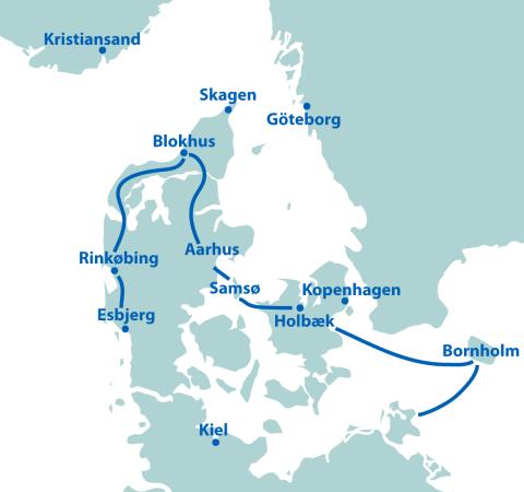 Dänisches Inselparadies - 16 Tage ab Esbjerg/bis Saßnitz