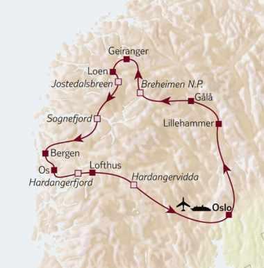 Norwegen Deluxe - 11 Tage ab/bis Oslo