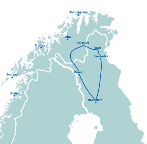 Lappland-Entdeckertour - 14 Tage ab/bis Ivalo