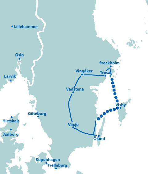 Romantisches Schweden - 15 Tage ab/bis Stockholm bzw. Växjö