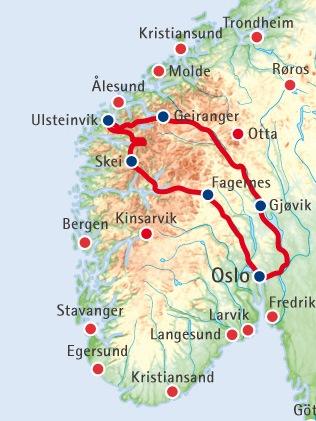 Norwegen für Einsteiger - 10 Tage ab/bis Oslo