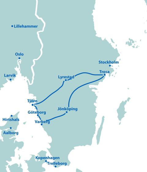Schweden sehr charmant - 12 Tage ab/bis Göteborg