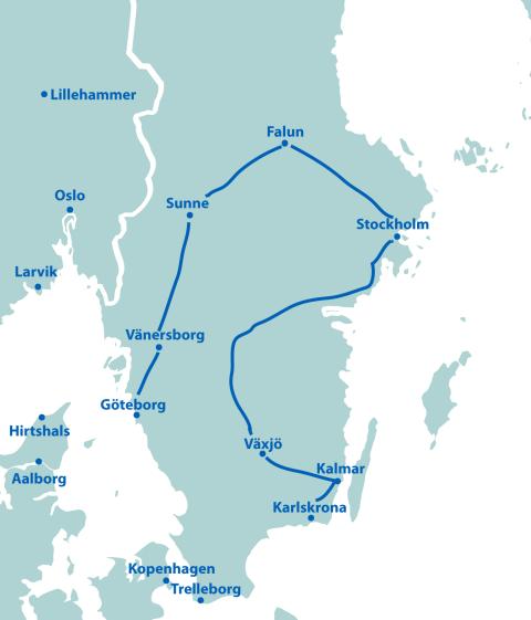 Schweden Highlights - 10 Tage ab Karlskrona/bis Göteborg