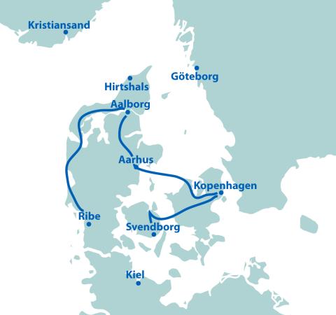 Zwischen Strand und Märchenland - 9 Tage ab Ribe/bis Svendborg