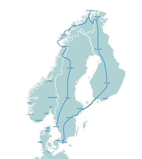 Unter der Mitternachtssonne - 16 Tage ab Trelleborg/bis Göteborg