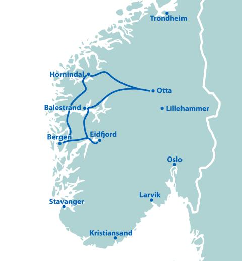 Wanderreise Norwegen - 11 Tage ab/bis Bergen