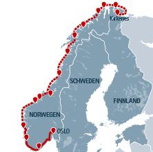 Havila mit Bahn & Schiff: Norwegens Küstenabenteuer - 11 Tage ab Kirkenes/bis Oslo