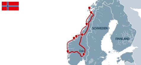 Havila: Norwegens Naturschönheiten - 12 Tage ab/bis Oslo